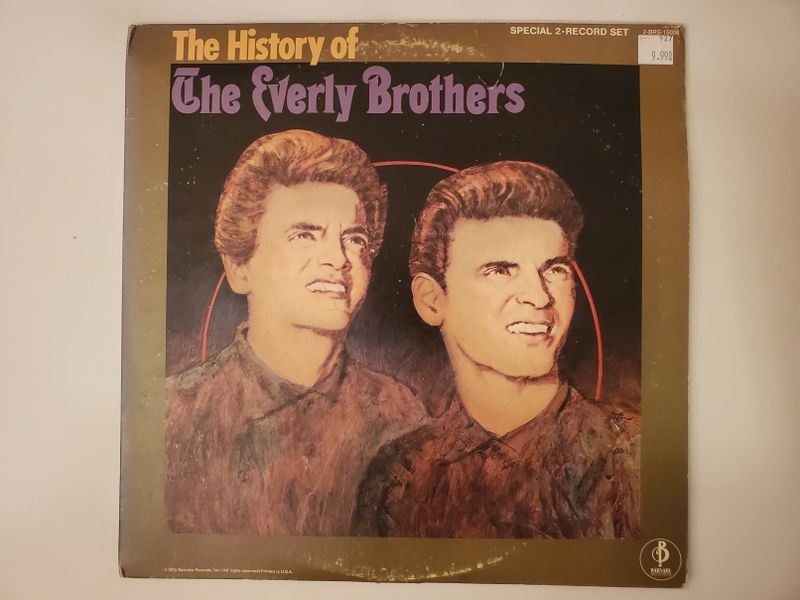 The Everly Brothers The History of The Everly Brothers vinyl record